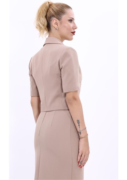 Erkek Yaka Kısa Ceket-Taş fırsatları