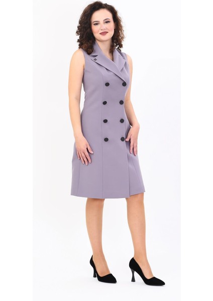 Erkek Yaka Kuruvaze Elbise-Antrasit indirimleri