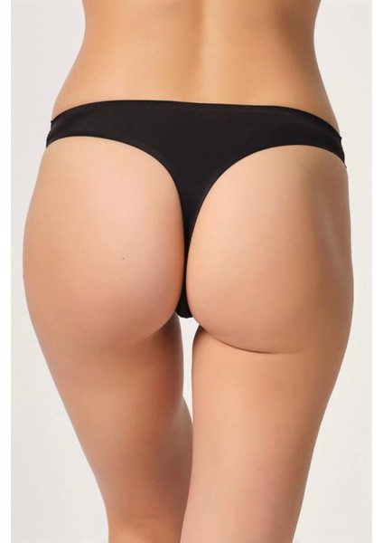 Miraxx Siyah Emay 2802 Yapıştırma Lazer Kesim String Külot fiyatları