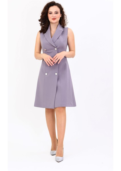 Erkek Yaka Belden Kesik Kuruvaze Elbise-Antrasit fırsatları