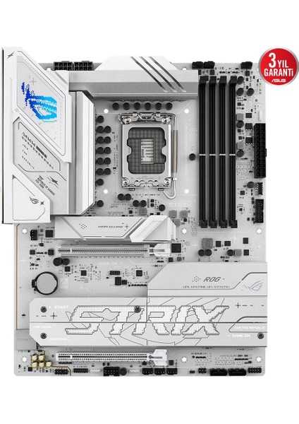Rog Strıx B860-A Gamıng Wıfı, 4xddr5, 4xm.2, Hdmı, Dp, Type-C, Wi-Fi 7, Bluetooth V5.4, Intel Core Ultra Cpu(Seri 2), LGA1851 Soket, Gaming Anakart