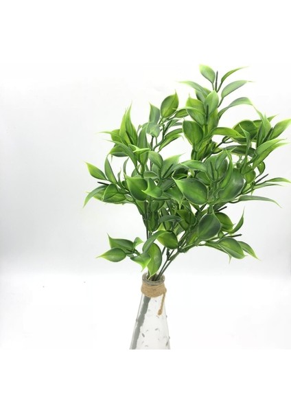 Portakal Yaprağı Yapay Bitkiler Sahte Boston Fern Yeşillik Dış Mekan Uv Dayanıklı Solmaz Sahte Plastik Bitkiler Bahçe Sundurma Pencere Kutusu Dekorasyon (Yurt Dışından)