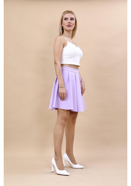 Kısa Kloş Etek-Menekşe modelleri