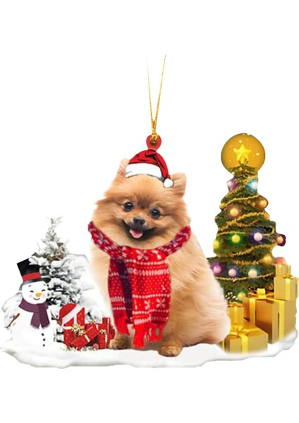 Hh 43 Tür Köpekler Damla Süs Yeni Yıl 2023 Noel Kolye Noel Ağacı Köpek Kolye Şenlikli Parti Malzemeleri Odası Dekorasyon # A (Yurt Dışından)