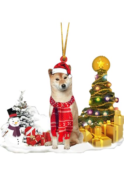 Hh 43 Tür Köpekler Damla Süs Yeni Yıl 2023 Noel Kolye Noel Ağacı Köpek Kolye Şenlikli Parti Malzemeleri Odası Dekorasyon # A (Yurt Dışından)
