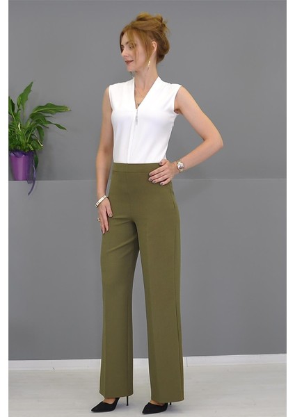 Bol Paça Pantolon-Haki fiyatları