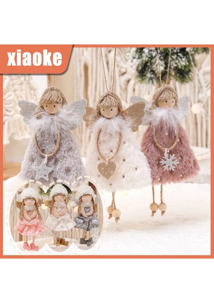 C-Pembe-1 Melek Bebek Yılbaşı Ağacı Asılı Süsler Her Yerde Arkadaşlar Için Küçük Hediyeler Noel Sevimli Ev Dekor Yılbaşı Ağacı Süsler (Yurt Dışından)