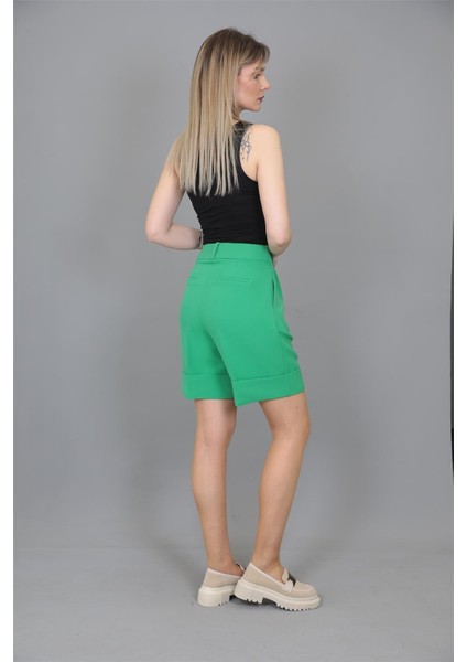 Duble Paça Şort-Yeşil indirimleri