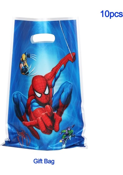 FORKS-10PC Disney Örümcek Adam Parti Bebek Duş Dekorasyon Çocuk Doğum Günü Banner Saman Bardak Plaka Kaşık Çatal Patlamış Mısır Kutusu Masa Örtüsü Malzemeleri (Yurt Dışından) fiyatları