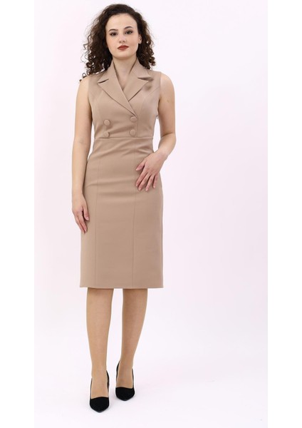 Erkek Yaka Yandan Fermuarlı Elbise-Taş modelleri