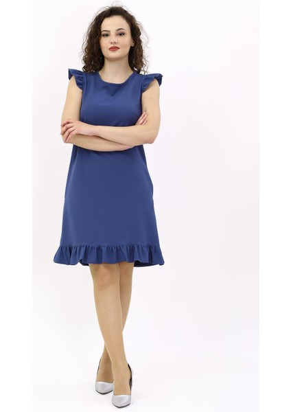 Fırfırlı Elbise-Indigo modelleri