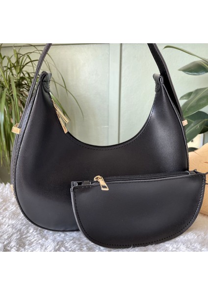 Cherry Model Askı Ayarlanabilir Kadın Omuz Çantası ve Cüzdanı