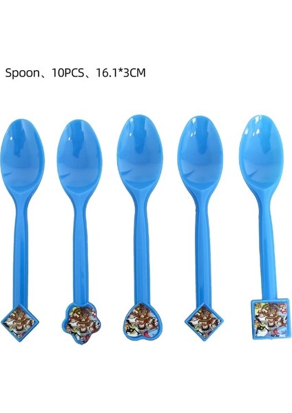 SPOON-10PCS Tek Parça Doğum Günü Partisi Olay Malzemeleri Anime Figürü Luffy Ace Kağıt Bardak Tabak Peçete Bebek Duş Festivali Dıy Parti Süslemeleri (Yurt Dışından)