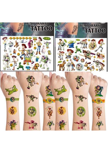 1 Sayfalık Stil B Disney Oyuncak Hikayesi Buzz Lightyear Dövmeler Sahte Geçici Dövmeler Çocuklar Için Erkek Kadın Yetişkinler Karikatür Doğum Günü Partisi Malzemeleri (Yurt Dışından) fiyatları