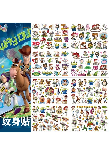 1 Sayfalık Stil B Disney Oyuncak Hikayesi Buzz Lightyear Dövmeler Sahte Geçici Dövmeler Çocuklar Için Erkek Kadın Yetişkinler Karikatür Doğum Günü Partisi Malzemeleri (Yurt Dışından) modelleri