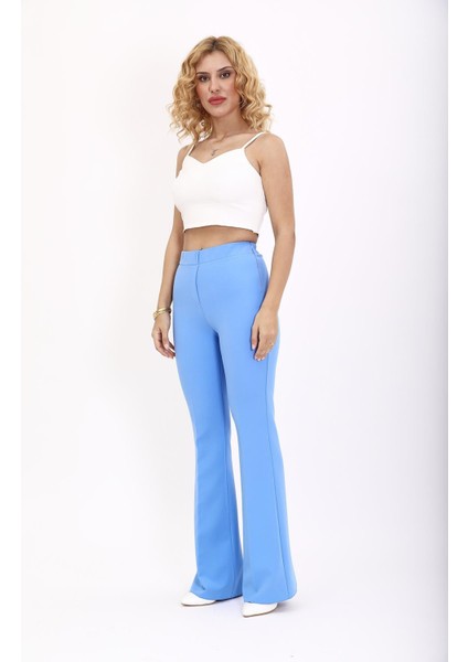 Ispanyol Paça Pantolon-Gökyüzü fırsatları