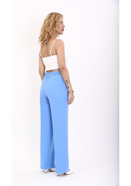 Bol Paça Pantolon-Gökyüzü indirimleri