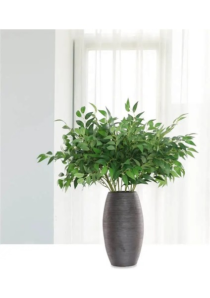 E 5 Adet 5 Adet Yapay Yeşillik Kaynaklanıyor Dekor Sahte Dallar Düğün Için Yapraklar Arch Buket Dolgu Masa Centerpieces Ev Dekor (Yurt Dışından)