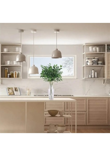 E 5 Adet 5 Adet Yapay Yeşillik Kaynaklanıyor Dekor Sahte Dallar Düğün Için Yapraklar Arch Buket Dolgu Masa Centerpieces Ev Dekor (Yurt Dışından)