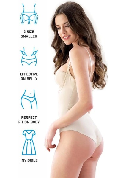 Miraxx Ten Emay 2811 Göğsü Açık Slip Boy Lazer Korse indirimleri