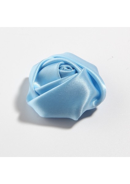 Mercan 10 Adet 3.6 cm 1.4 "saten Yapay Kumaş Çiçekler Yama Aplike Düğün Elbisesi Dıy Gelin Saç Peçe Elbise Şapkalar Dekorasyon (Yurt Dışından)