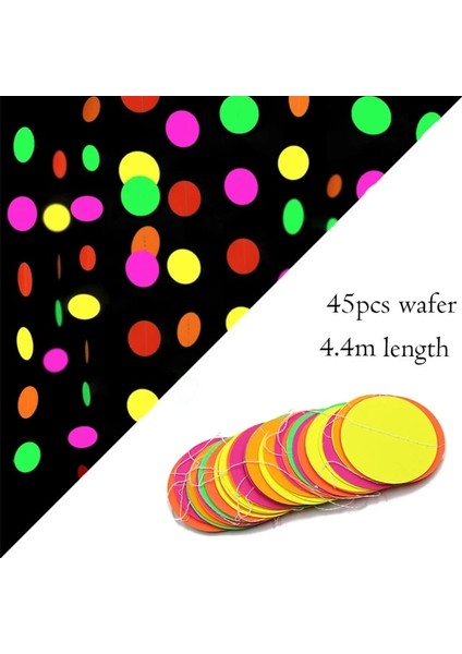 Kağıt Çelenk C Blacklight Neon Ruj Yüz ve Vücut Boyası Karanlıkta Glow Uv Reaktif Light Up Clubbing Kostüm Makyaj Uv Glow Parti Malzemeleri (Yurt Dışından)