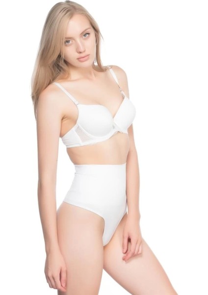 Miraxx Beyaz Emay 2020 Double String Korse