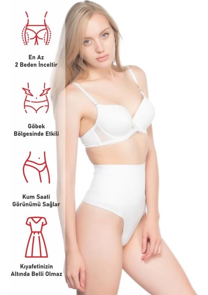 Miraxx Beyaz Emay 2020 Double String Korse fırsatları