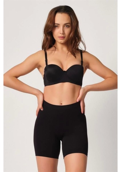 Miraxx Siyah Emay 3003 Soft Paçalı Boxer