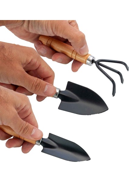 3'lü Bahçıvan Kürek & Çapa Seti | Saksı, Bahçe & Balkon İçin fiyatları