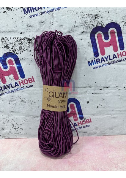 Yarn Mumlu Iplik 200 gr Mürdüm