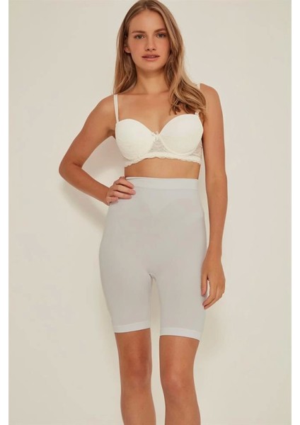 Miraxx Ekru Mı Emay 3005 Soft Uzun Paçalı Boxer Korse