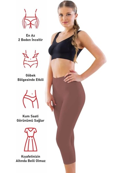 Miraxx Kahve Mı Emay 7300 Battal Kapri Tayt fiyatları