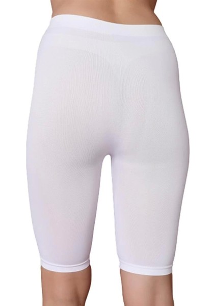 Miraxx Beyaz Emay 3856 Soft Kapri Tayt