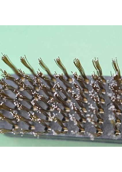 Metal Tel Fırça Plastik Saplı Pas Kir Sökme Temizleme Fırçası