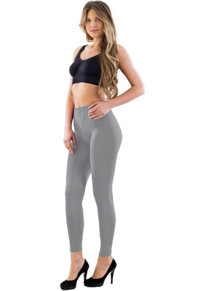 Miraxx Gri Mı Emay 7000 Full Ligralı Uzun Tayt