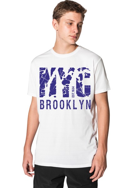 Felix Dies Beyaz Oversize Kalıp Baskılı Unisex T-Shirt