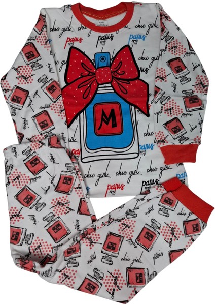 Kız Çocuk Baby Parfüm Desen Figürlü 2 Li Alt Üst Pijama Takım fırsatları