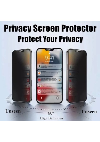 iphone 16 Uyumlu Çekmeli Kırılmaz Cam Ekran Koruyucu - 9H Sertlik, Full HD, Kolay Uygulama