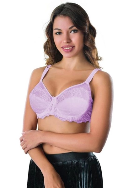 Miraxx Lila Emay 170 B Balenli Brode Toparlayıcı Sütyen