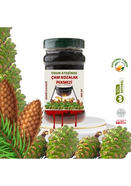 Kozalak Pekmezi & Çiğ Susam Tahini 2 Li Paket