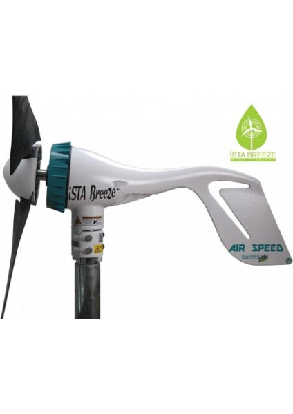 Ista-Breeze 500W 24V Rüzgar Türbini Air Speed Hibrit Şarj Kontrolü Direk Seti