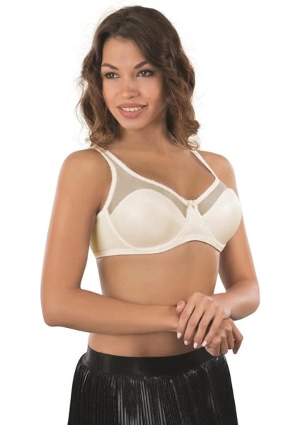 Miraxx Ekru Emay 169 B Basic Balenli Toparlayıcı Sütyen