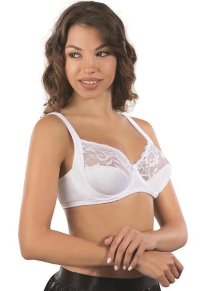 Miraxx Beyaz Emay 165 B Balenli Toparlayıcı Sütyen