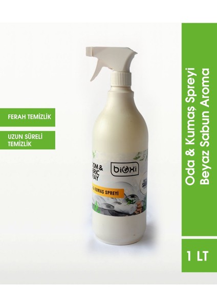 Oda & Kumaş Spreyi Ferahlatıcı Beyaz Sabun Aroması ile 1 lt