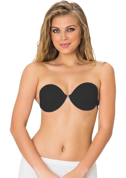 Miraxx Siyah Emay 721 Şeffaf Askıllı Sütyen