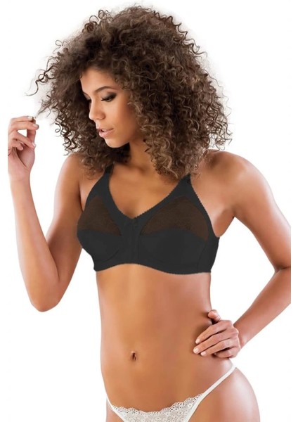 Miraxx Siyah Emay 111 B Toparlayıcı Sütyen