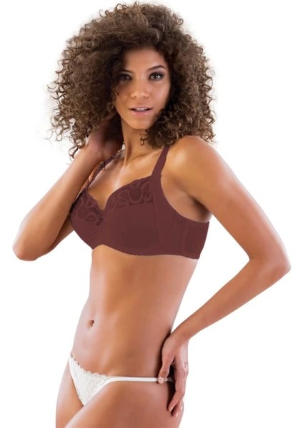 Miraxx Bordo Emay 113 C Balenli Toparlayıcı Sütyen