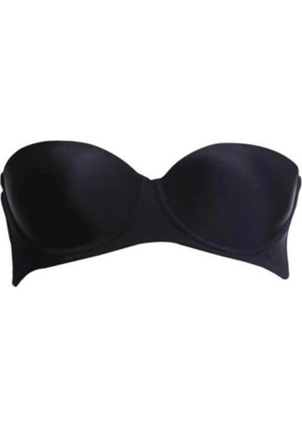 Miraxx Siyah Emay 702 Sırtı Şeffaf Straplez Sütyen Push-Up fiyatları