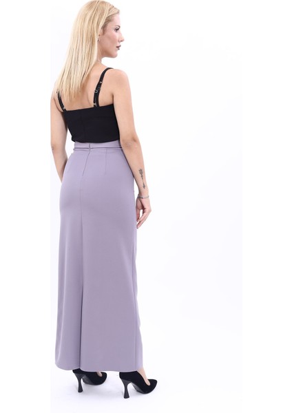 Uzun Düz Dar Etek-Antrasit modelleri